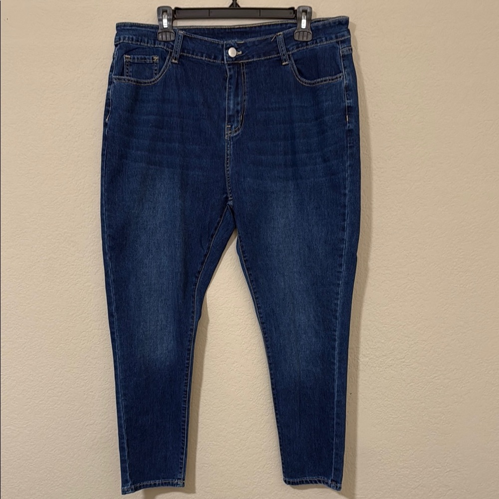 Dark Blue Denim Jeans